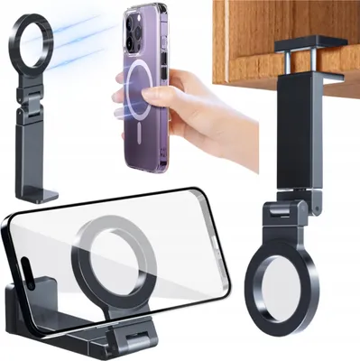 Immagine prodotto di Supporto magnetico, supporto, supporto per telefono cellulare per scrivania, morsetto, stabile