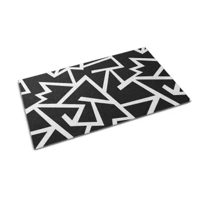 Obrázek produktu pro Rohožka před dveře - Podložka na zachytávání nečistot- Protiskluzová vnitřní venkovní rohožka - 150x100 cm - Geometrické linie