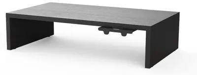 Produktbild von Monitorständer Monitorerhöhung Bildschirmständer - 42 x 23,3 x 10,4 cm - 20 kg - Kabelmanagement - Schwarz
