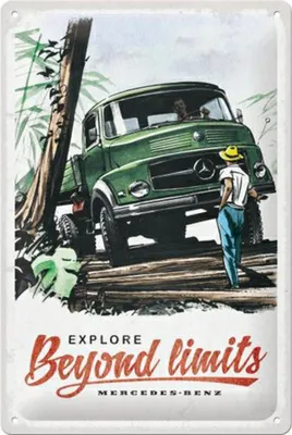 Zdjęcie produktu dla Plakat 20X30 Mercedes Daimler Truc