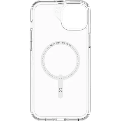 Immagine prodotto di Custodia ZAGG Crystal Palace Snap MagSafe per iPhone 14 Plus, 15 Plus - trasparente