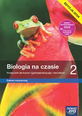 Image de Nowa biologia na czasie podręcznik 2 liceum i technikum zakres rozszerzony