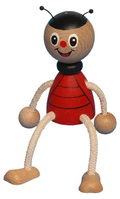 Produktbild von Marienkäfer - sitzende Holzfigur