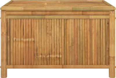 Produktbild von "2026 Aktion"Gartentruhe/Gartenbox - CLORIS - Gartenmöbel - 90x52x55 cm Bambus DEMöbel 6436631