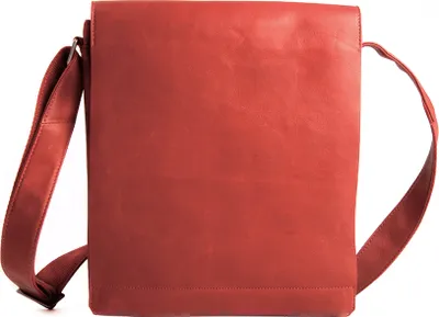 Produktbild von Harold´S Campo kleine Messenger Bag 27cm Hochformat Leder rot