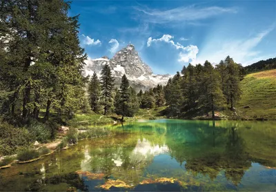 Image de Clementoni puzzle 1500 Lac Bleu 31680