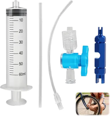 Produktbild von Fahrradmastix Spritze 60 ml, Tubeless Reparaturset, für Reifenreparatur
