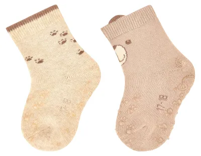 Productafbeelding van Sterntaler 8112527, Hoge sokken, Beige, Kinderen, Uni, Maat 21/22, Katoen, Elastaan, Polyamide