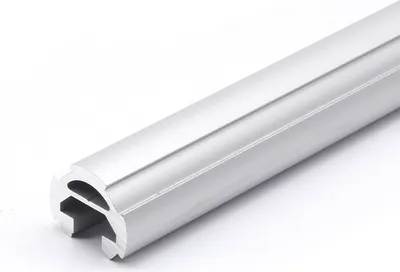 Produktbild von Länge 270mm - Profilrohr aus Aluminium mit einer Nut D28 B-Typ Nut 10 Alu Rohr