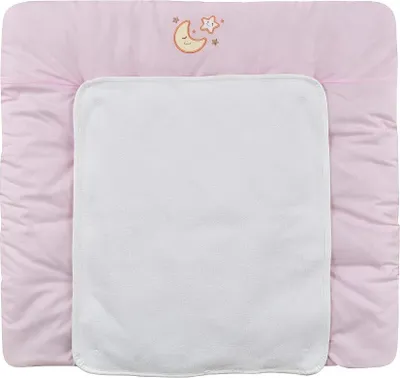 Produktbild von Baby-Delux Wickelauflage  70x75 inkl. abnehmbarer Frotteeauflage Traumland Rosa Wickelunterlage Wickelkommode, Wickeltisch Baumwolle waschbar