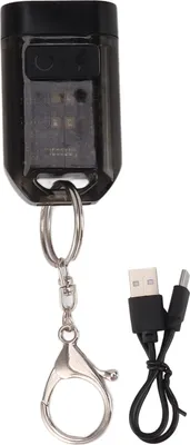 Immagine prodotto di Mini outdoor potente torcia leggera ultra portatile ricaricabile chiave piccola portachiavi