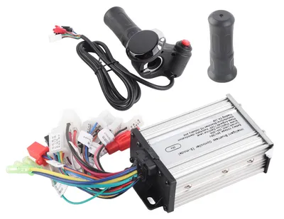 Produktbild von LCD-Display mit 6 Anzeigen, drei Betriebsmodi, 24–36 V, Gasgriff-Steuerung für Elektrofahrräder, Zubehör für Roller
