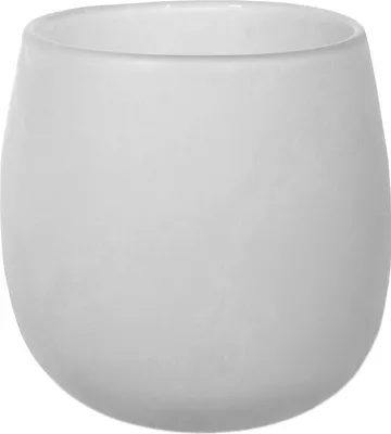 Produktbild von Blumentopf Glaspot Sommer matt 16cm hellgrau