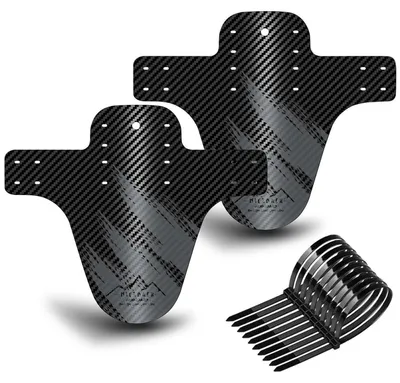 Produktbild von Schutzbleche Mountainbike MTB Vordere und Hintere Kompatible Mudguard Grau 2 Stück