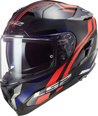 Produktbild von LS2 FF327 Challenger Propeller Helm, schwarz/rot/blau, XS (53/54)