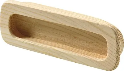 Produktbild von Möbelgriff Kiefer roh 110x40x15 mm, 1 Stück