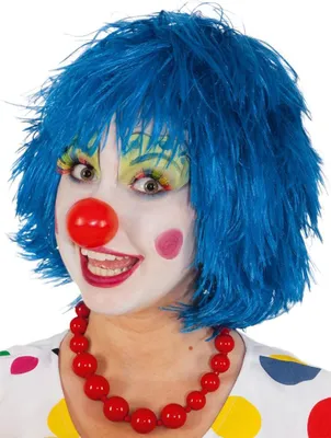 Produktbild von Perücke Clown blau