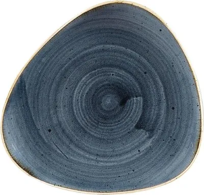 Image de Assiettes triangulaires Churchill Stonecast, Myrtille, 192 mm (12 pièces)
