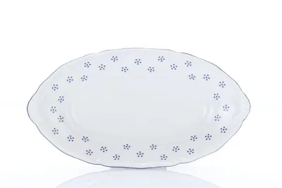Obrázek produktu pro Mísa přílohová, český porcelán, Verona, 26 cm, modrá valbella, G. Benedikt