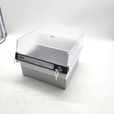 Immagine prodotto di HAN SPECIAL EDITION 965-S-631 Scatola per schede grigio chiaro Numero massimo di schede: 800 schede DIN A5 orizzontale con serratura