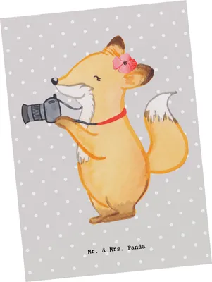 Produktbild von Mr. & Mrs. Panda Postkarte Fotografin Herz - Grau Pastell - Geschenk, Ausbildung, einzelkarte, Postkarten, Ansichtskarten, Fotografie, Fotokarte, Paparazzi, Urlaub