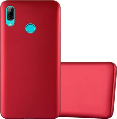 Produktbild von Cadorabo Schutzhülle für Honor 10 LITE / Huawei P SMART 2019 Hülle in Rot Handyhülle TPU Silikon Etui Cover Case