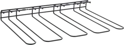Produktbild von METALTEX 361117000 Copas Weinglashalter Lava 44 x 31 x 5 cm, TouchTherm, matt schwarz / Gläserhalter