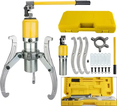 Zdjęcie produktu dla 3-ramienny ściągacz hydrauliczny ściągacz hydrauliczny do piast kół ściągacz do łożysk kulkowych ściągacz do piast kół ściągacz do piast kół 20T