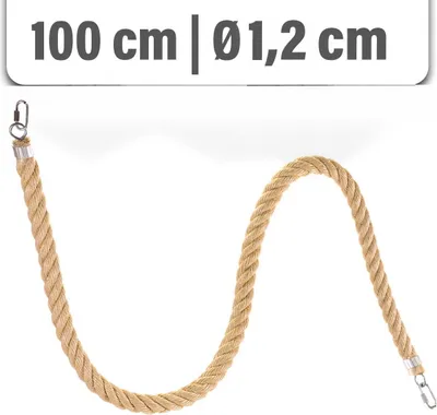 Obrázek produktu pro Sisalové lano 100 x 1,2 cm - pro malé papoušky