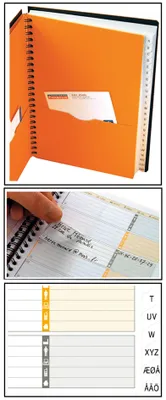 Produktbild von Oxford International Adressbuch "ADDRESSBOOK" DIN A5 80 Blatt