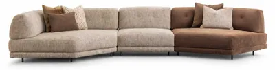 Produktbild von Moderner Ecksofa L-form Wohnzimmer Sofa Beige Designer Polstermöbel