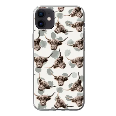 Produktbild von MuchoWow® Handyhülle Schutzhülle Hülle für iPhone 12 mini Kuh - Schottischer Highlander - Tiere Silikon Softcase Handy Hülle - Bild