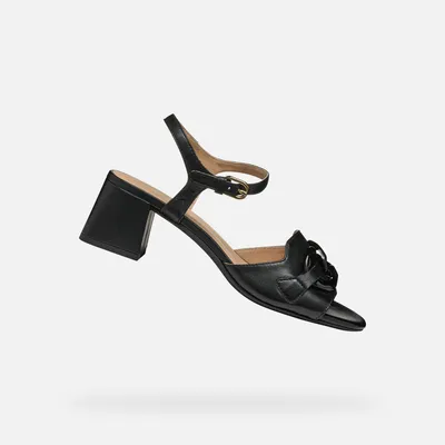Produktbild von Geox Schwarze Damensandalen New Eraklia 50 T 35
