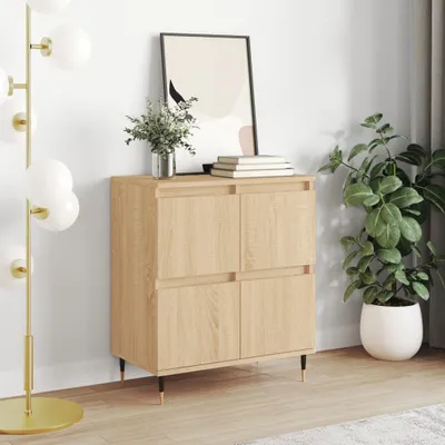 Produktbild von [Home] Sideboard Sonoma-Eiche 60x35x70 cm Holzwerkstoff , Neue Mode 2024 im häuslichen Leben