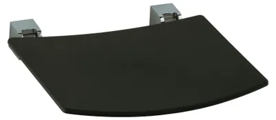 Produktbild von Keuco Plan Klappsitz Aluminium silber-eloxiert/schwarzgrau - 14980170037