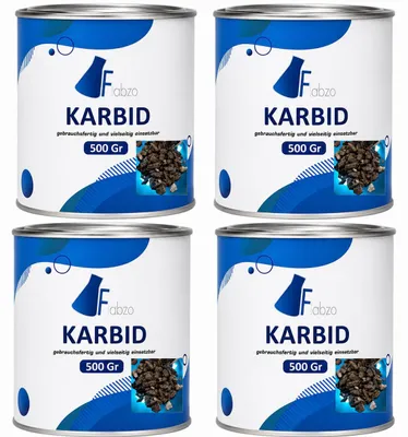 Produktbild von Karbid Kalziumkarbid 7-15mm,  4x500g (2000g)
