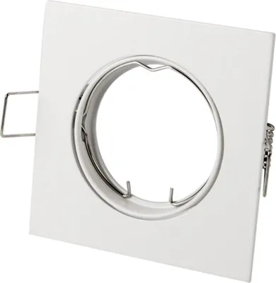 Produktbild von LED Einbaustrahler Spots 75x75mm 45° Schwenkbar Weiß