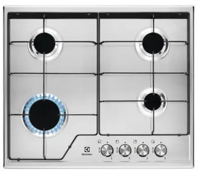 Obrázek produktu pro Electrolux KGS6424BX Stainless steel Built-in 60 cm Gas 4 zone(s)