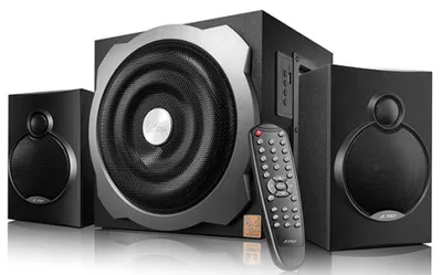 Produktbild von F&D A521X, 2.1 Kanäle, Verkabelt & Kabellos, 52 W, 20 - 20000 Hz, Schwarz
