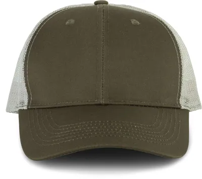 Produktbild von K-Up Herren Kappe Trucker Cap Baseballcap Mütze Basecap Baseball Cap, Größe:U, Farbe:Khaki/Light Grey