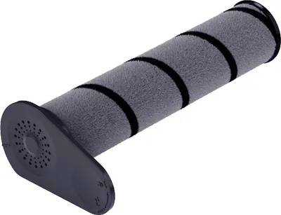 A close-up shot of a vacuum cleaner brush roll.