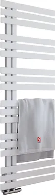 Produktbild von Schulte Heizkörper Emma, 150 x 50 cm, seitliche versetzter Mittelanschluss, Farbton Alpinweiß, Stahl pulverbeschichtet, Anschluss an Zentralheizung, Lieferung ohne Thermostat oder Heizstab