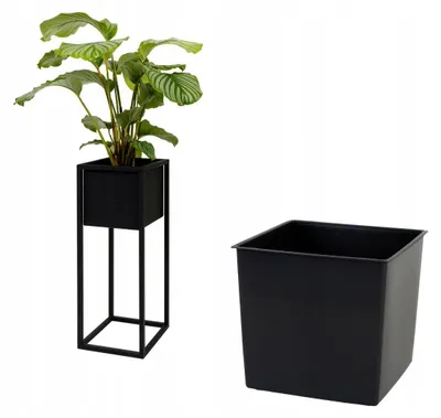 Produktbild von Your Loft Design Topfeinsatz Kunststoff Schwarz Modern 19x19x17