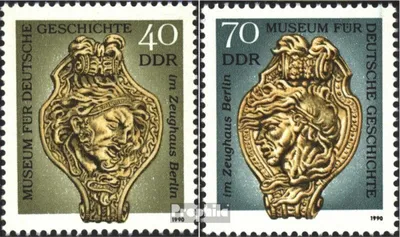 Produktbild von Briefmarken DDR 1990 Mi 3318-3319 (kompl.Ausgabe) gestempelt Museum für Deutsche Geschichte