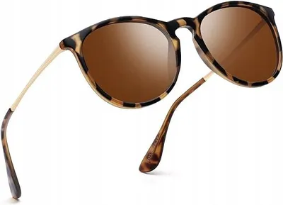 Produktbild von PolarZONE Damen Katzenaugen Sonnenbrille polarisiert BRAUN