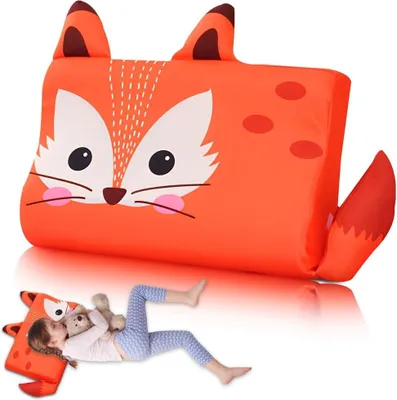Produktbild von Kinderkissen 45x27x6 cm, ergonomisch, Memory-Schaum, Fuchs, zum Schlafen