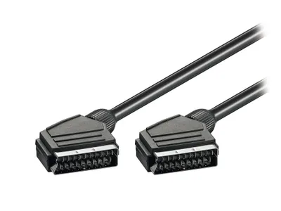 Produktbild von ShiverPeaks S/CONN maximum connectivity Video Scart Kabel-Scart-Stecker auf Scart-Stecker, Steuerkabel, 5,0m (96031)