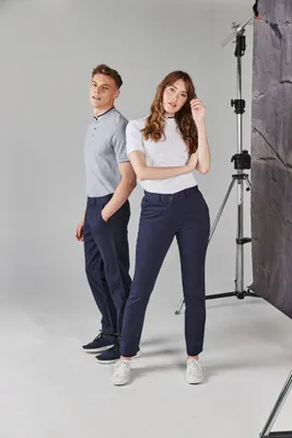 Produktbild von Front Row Mens Stretch Chino Trousers