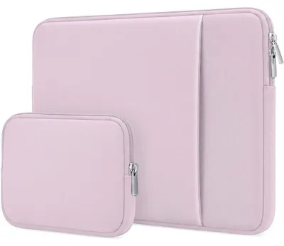 Image de Housse Ordinateur Portable 13 Pouces avec Pochette, pour MacBook Air 13 M5 M4 M3 M2 M1 - Violet
