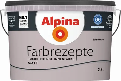 Produktbild von Alpina Farbrezepte Edles Mauve matt 2,5 L